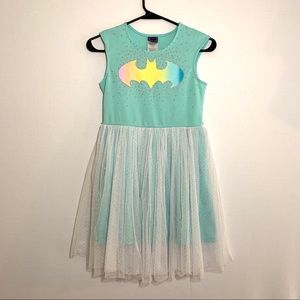 TM & DC COMICS Batman Teal Dress Size 10-12